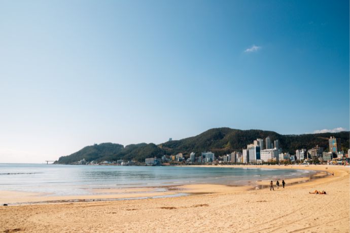 Songjeong Beach in Busan