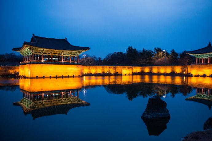 Donggung Palace & Wolji Pond Night Illuminations in Gyeongju