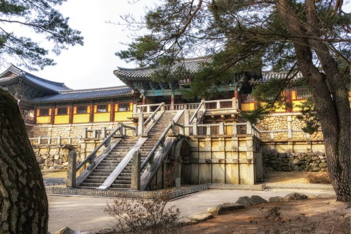 Entrance to Bulguksa Temple in Gyeongju