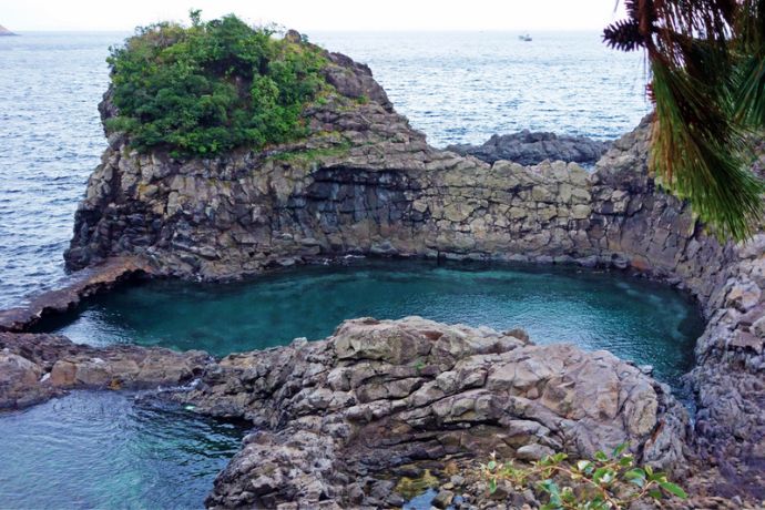 Seonnyeotang Rock Pools in Seogwipo on Jeju Island