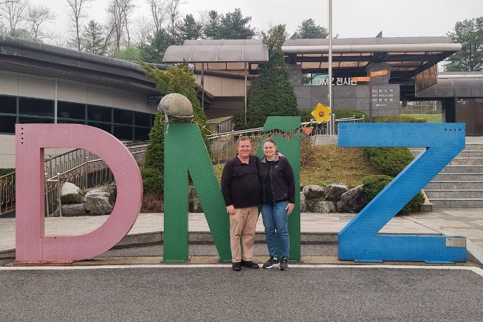 DMZ Sign South Korea
