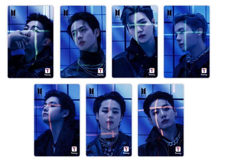 BTS Themed T-Money Cards