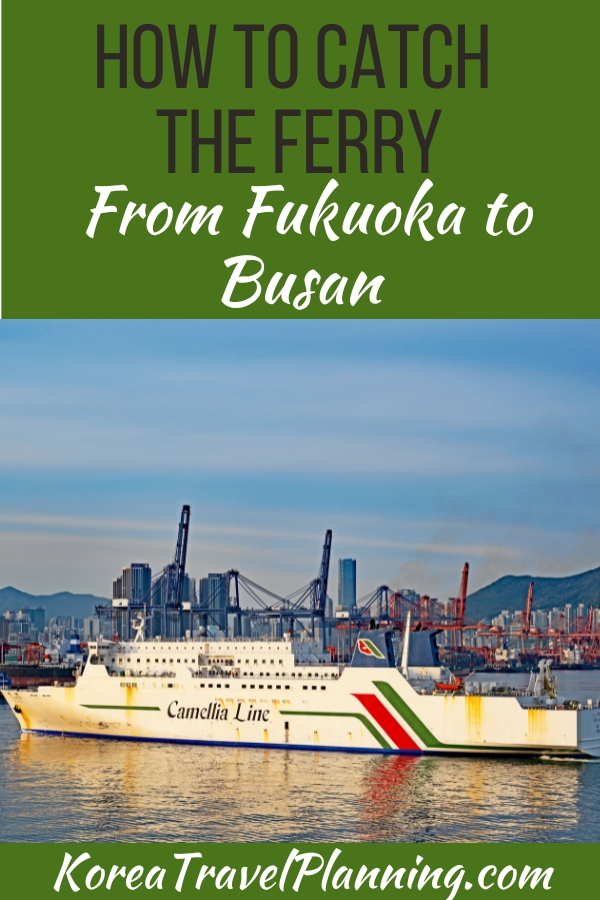 Ferry Fukuoka to Busan